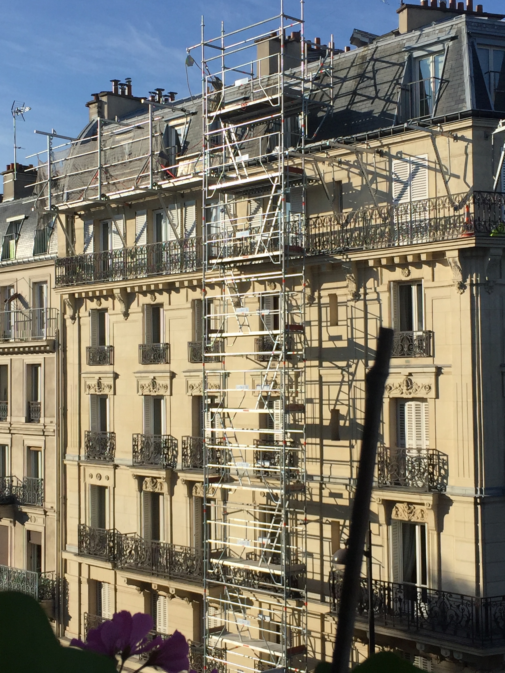 Vue sur immeuble Haussmanien Quartier du chantier appartement, Sorbonne Panthéon